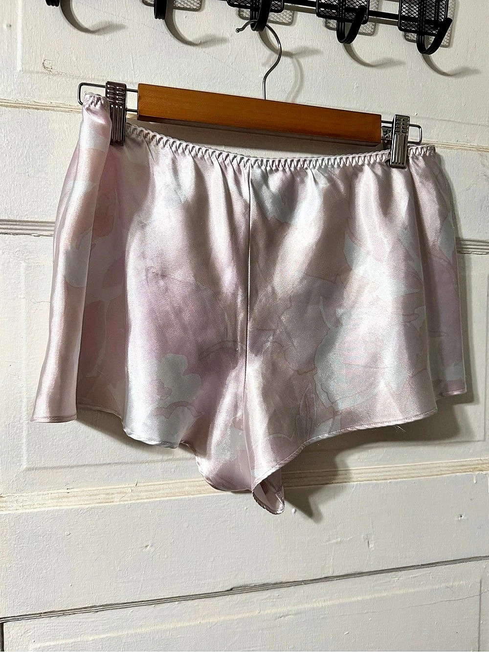 Satin-Style Pink Lounge Shorts